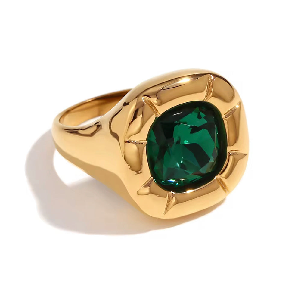 Aurora Cushion Ring