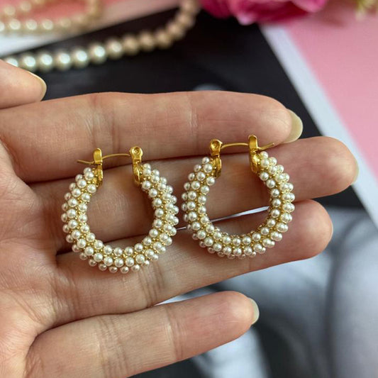 Pearly Swing Earrings
