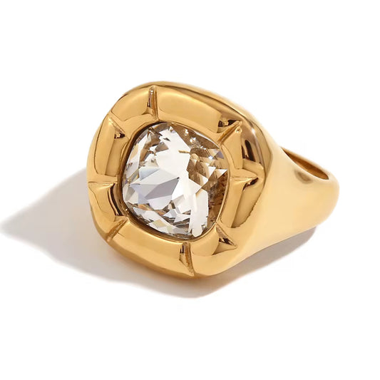 Aurora Cushion Ring