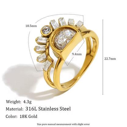 Celeste Arc Ring