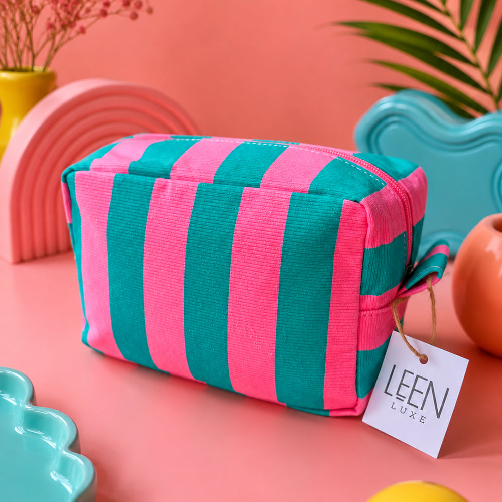 Candy Stripe Pouch (Sorbet)