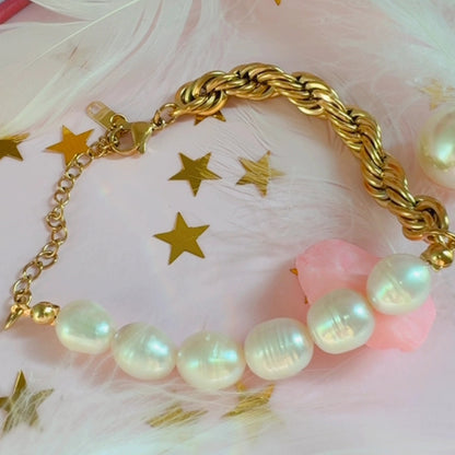 Pearl Chain Bracelet