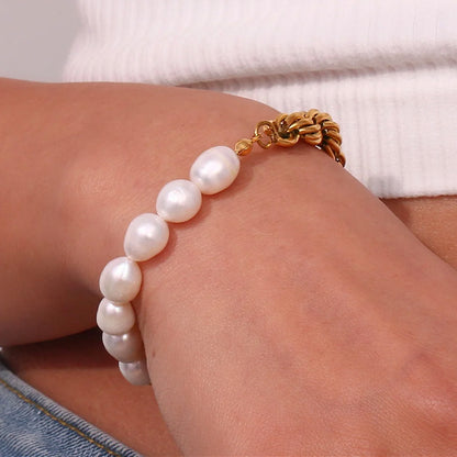 Pearl Chain Bracelet
