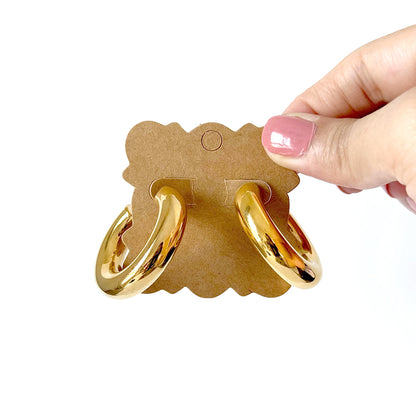 Chunky Hoop Earrings