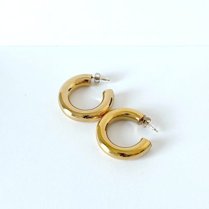 Chunky Hoop Earrings