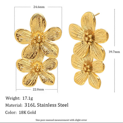 Double Floral Drop