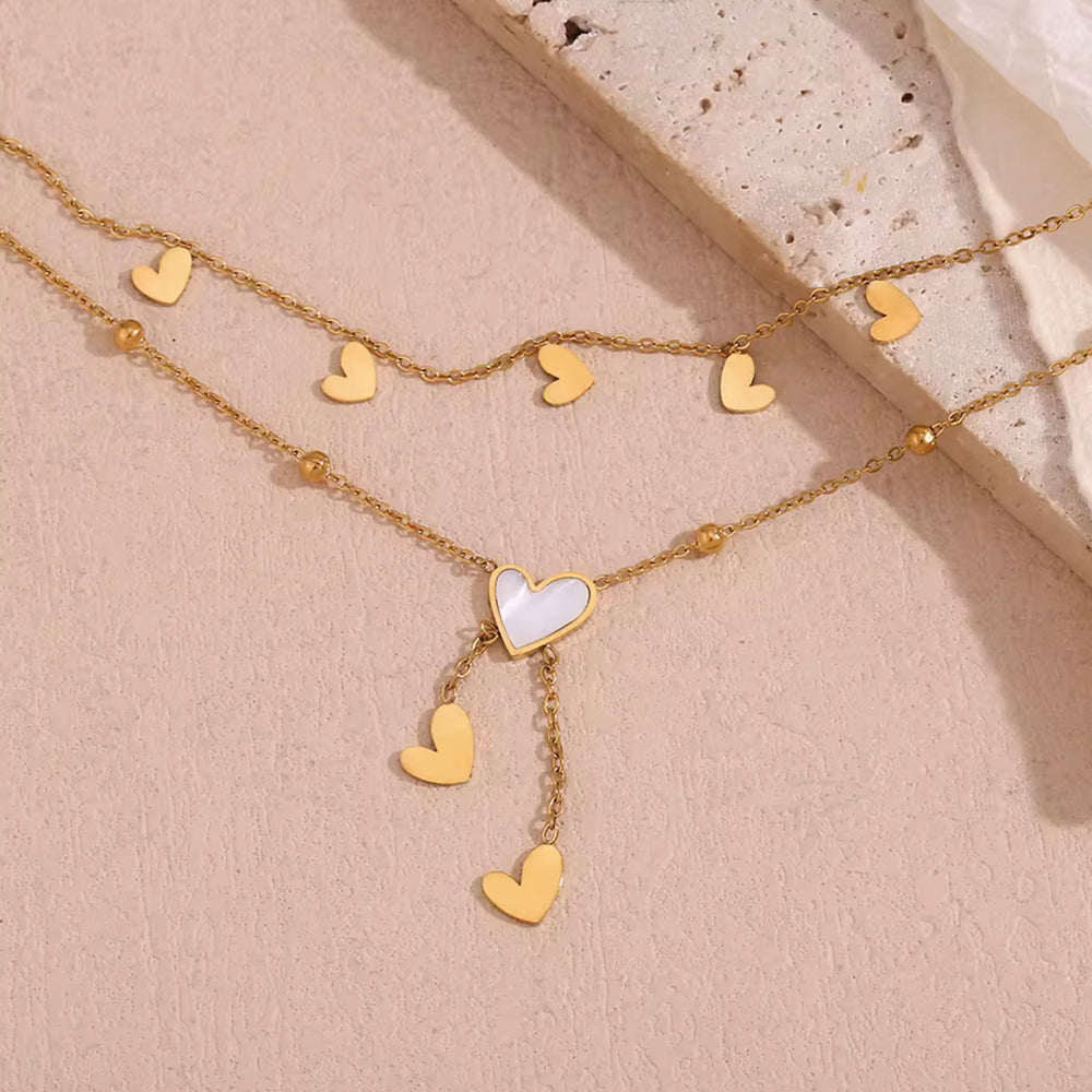 Falling Hearts Anklet