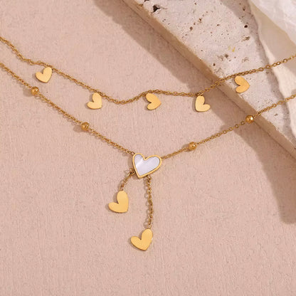 Falling Hearts Anklet
