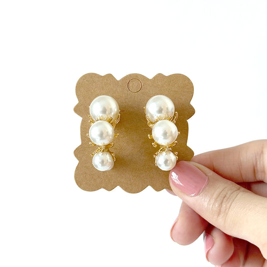 Moon Pearl Earrings