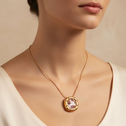 Aurora Cushion Necklace
