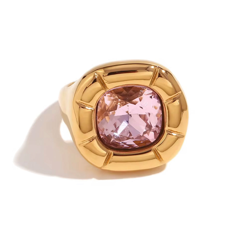 Aurora Cushion Ring