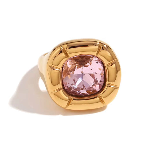 Aurora Cushion Ring