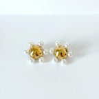 Sun Pearl Earrings