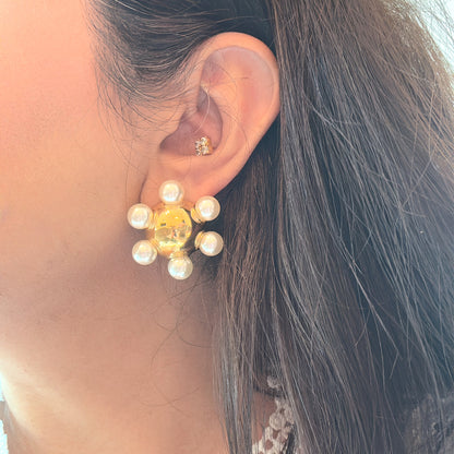 Sun Pearl Earrings