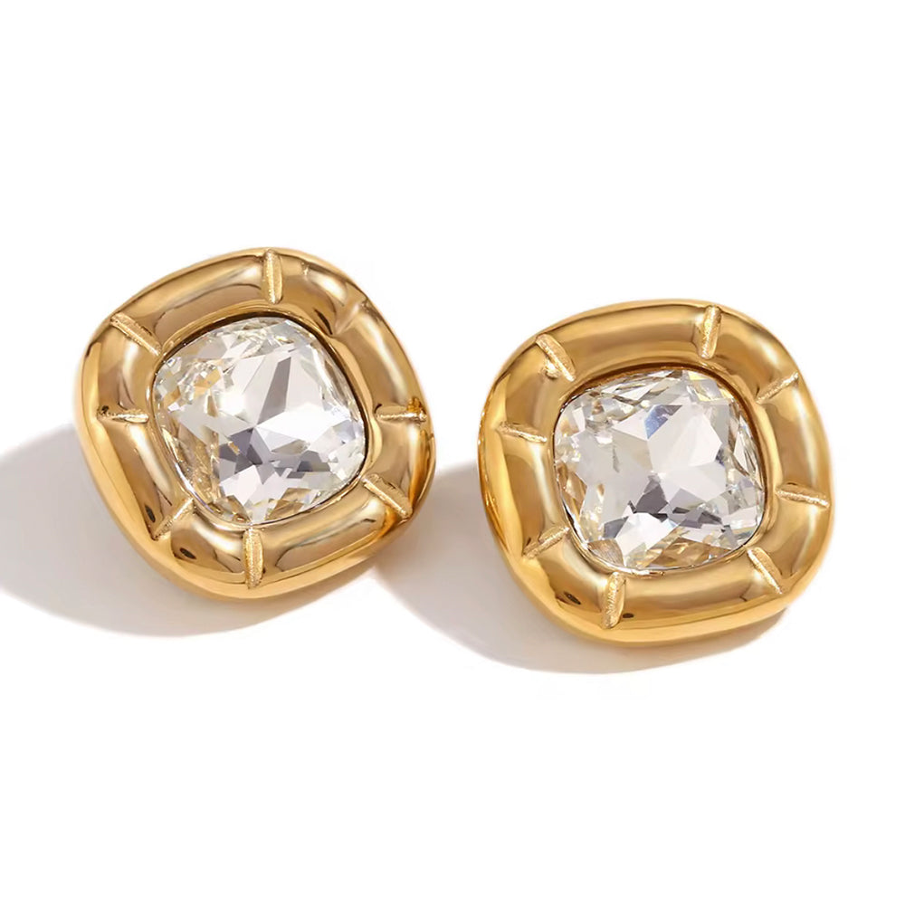 Aurora Cushion Studs